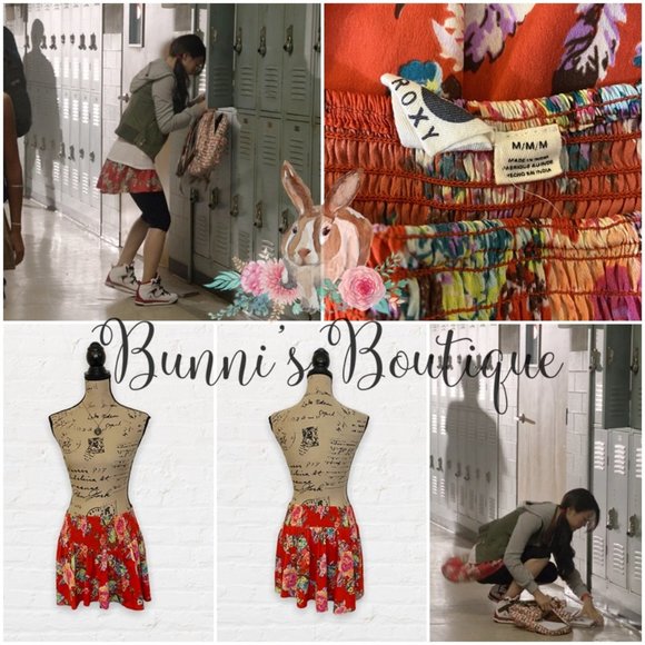 Kira Yukimura's Roxy Floral Print Circle Skirt Teen Wolf - Picture 6 of 7